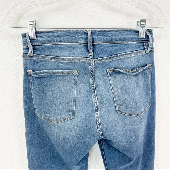 FRAME Le Skinny De Jeanne in Cape May Blue Ankle Stretch Revolve 27